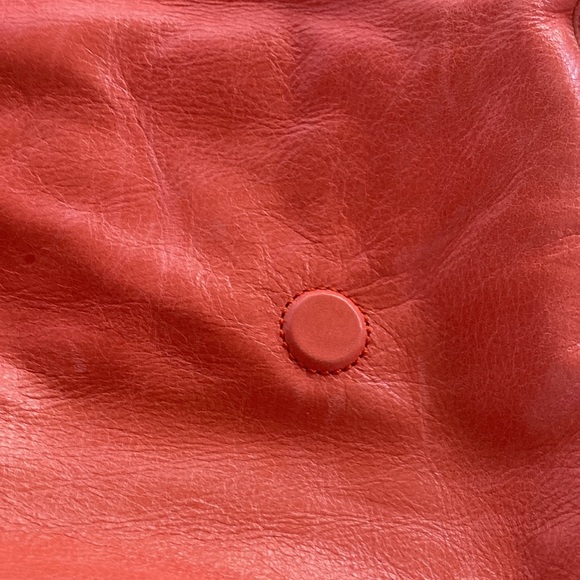 Tory Burch Dena 3-Way Orange Leather Crossbody Bag - Picture 5 of 6